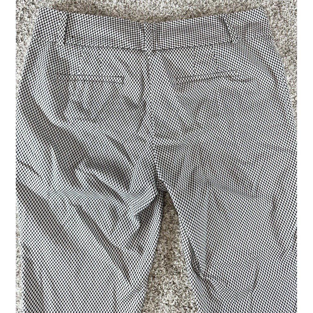 White House Black Market Womens Dress Pants Slim Ankle Geometric *MINT* Size 12 - Picture 7 of 7